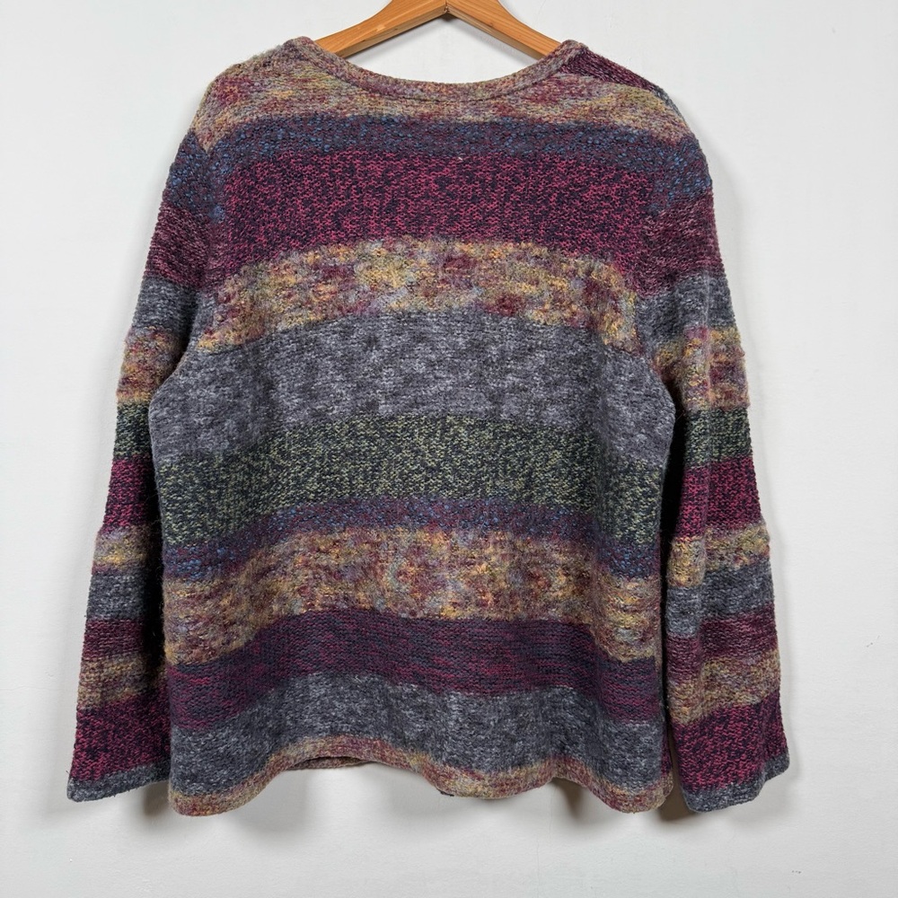 Koret beautiful vintage patchwork button up cardi… - image 5